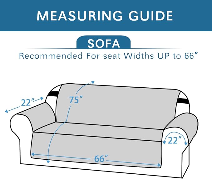 H.VERSAILTEX Reversible Sofa Slipcover Furniture Protector Water Resistant 2" - Image 2