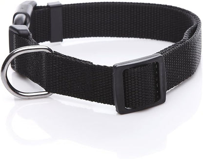 Adjustable Nylon Dog Collar, pet Collar 1 Inch 3/4 Inch 5/8 Inch Wide, - Image 2
