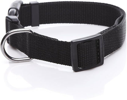 Adjustable Nylon Dog Collar, pet Collar 1 Inch 3/4 Inch 5/8 Inch Wide, - Image 2