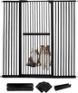 Lumizone Extra Tall Cat Gate 61.02" High Pressure Mounted Extra Wide by Lumizone