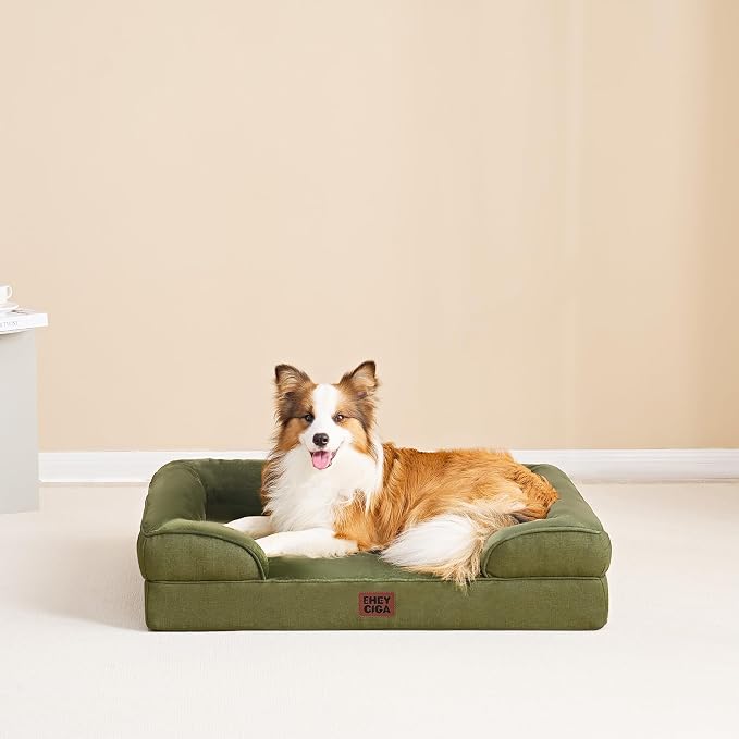 EHEYCIGA Orthopedic Dog Beds Large Sized Dog, Waterproof Memory Foam Pet Bed - Image 9