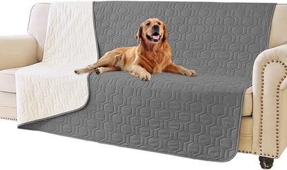 Waterproof and Anti-Slip Dog Bed Cover and Pet Blanket Sofa Pet Bed Mat ，car by TcksstexFauxFurDogBedCover
