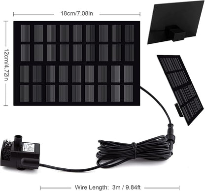 Solar Fountain Pump for Bird Bath, - Image 3