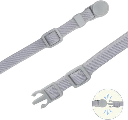 Breakaway Cat Collar with Bell, Safety Buckle Kitten Collar, Elastic Strech - Image 2