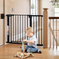 COMOMY 30" Tall Baby Gate for Stairs Doorways, Fits Openings 29.5" to 43.3" Wide by COMOMY