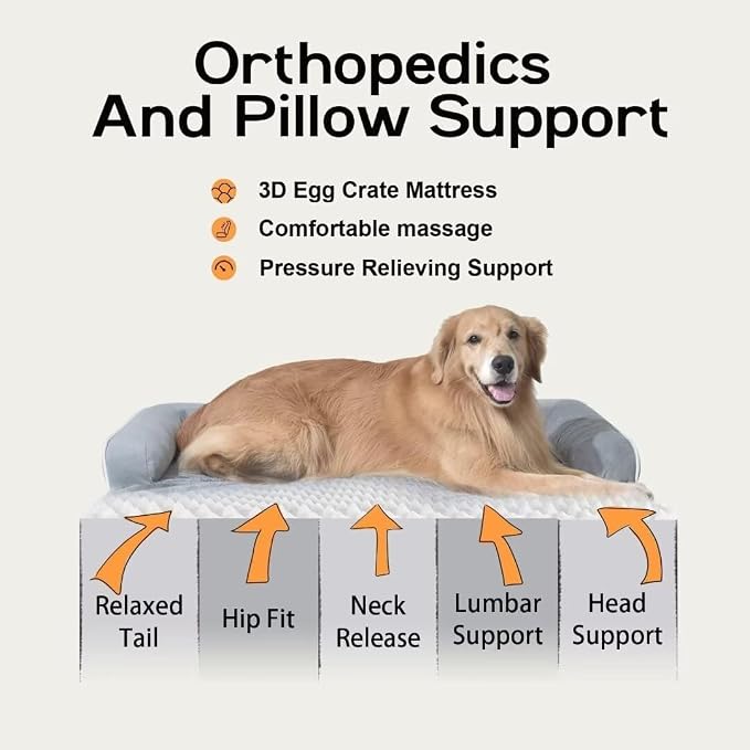 Small Dog Bed Waterproof Orthopedic Dog Beds - Image 3