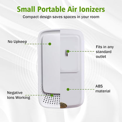 2026 New3 Pack Plug In Air Ionizers-Negative Ion Air Purifier - Image 6