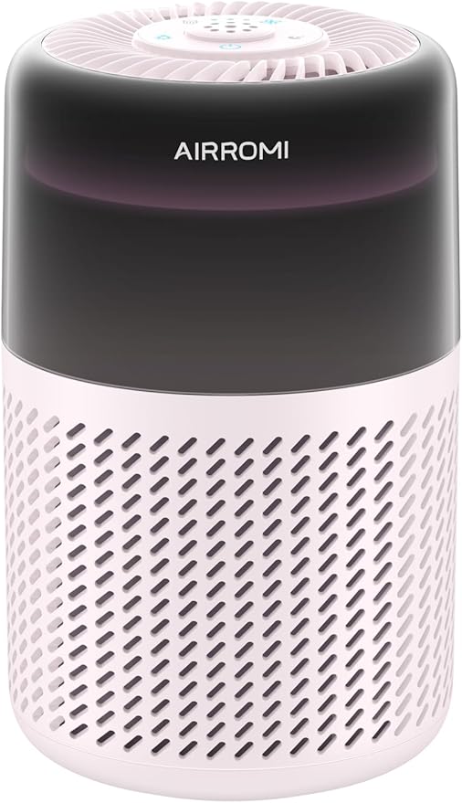AIRROMI HEPA Air Purifier for Bedroom&Home, Pet Air Purifier for Home Pets by AIRROMI