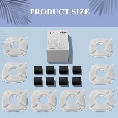 8 Pcs Cat Fountain Replacement Filters - Image 7