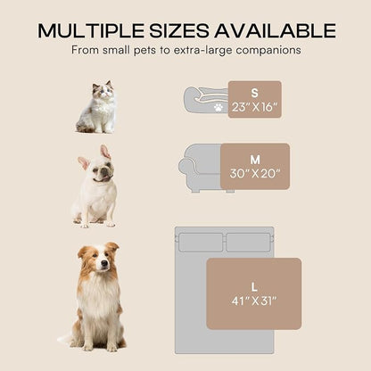 LINENLUX 1 Pack 3 Soft Dog Blanket Washable Warm Fleece Cat Blankets - Image 7