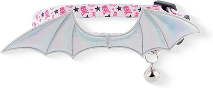1 PC Bat Wing Cat Collar with Bell, Adjustable Kitten Collar with Safety - Image 2
