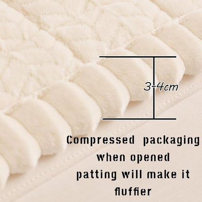 Sofa Cover Fuzzy Couch Cover for Pet, Couch Covers for Dogs Washable Non-Slip - Image 3