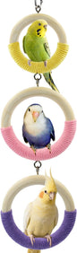 3-Ring Bird Swing Toy, Wrapped by Jevnd