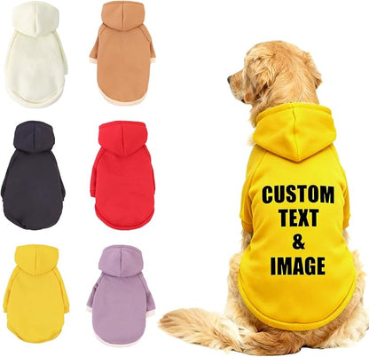 Custom Dog Hoodie, Personalized Sweatshirt by Unknown