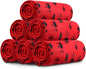 Comsmart Dog Blankets for Small Dogs, 6 Pack Puppy Blanket Cute Paw Print Pet by Comsmart
