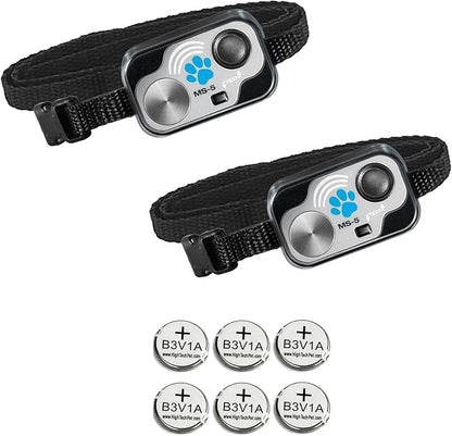 MS-5 Automatic Pet Door Collar 2-Pack, Genuine High Tech Pet Brand Dog Collar by HighTechPet