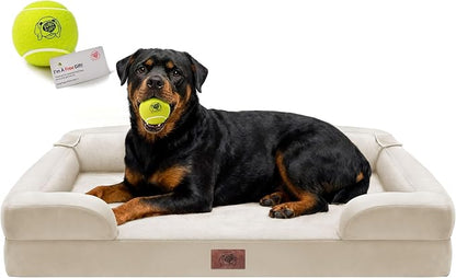 Orthopedic Dog Bed for Extra Large Dogs, XXL Waterproof Egg Crate Memory Foam - Image 8