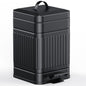 CEROELDA Small Trash Can with Lid-5L/1.3 Gal, Stainless Steel Outdoor Dog Poop by WelcometoCEROELDA