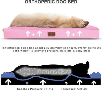 MIHIKK Waterproof Dog Beds Large Sized Dog Orthopedic Pet Beds - Image 2