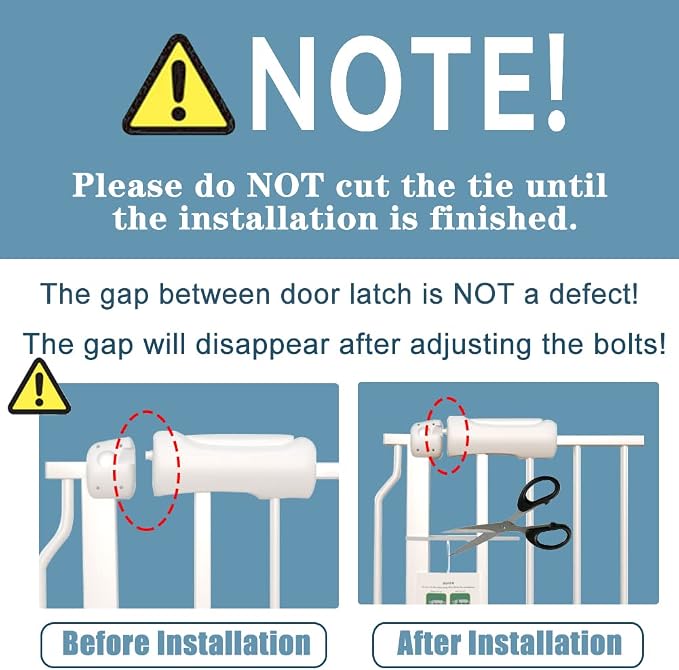 Extra Wide Large Baby Gate 67-71.5 Inch Automatic Close Pet Dog Gates - Image 6