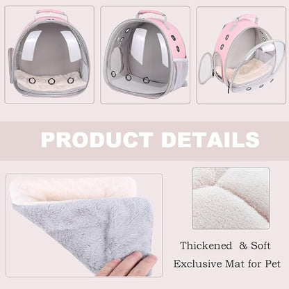 Portable Small Animal Backpack Travel Breathable Pet Carrier Bag Cages - Image 4