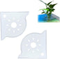 Aquarium Plant Holder for Rimless Fish Tank – 2 Pcs Corner Shelf for Fish Tank by Unknown