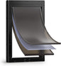 XL Dog Door for Door, Never Rust Plastic Extra Large Doggy Door for Interior by PETCOMING