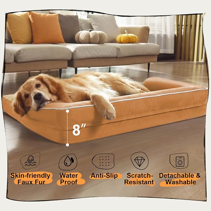 Large Dog Bed Orthopedic Washable, Dog Beds - Image 6