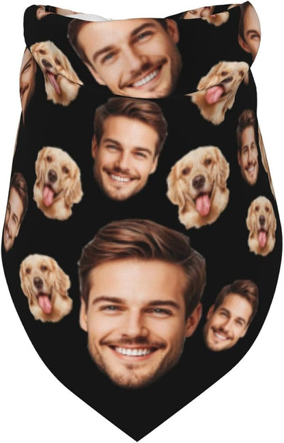 Custom Dog Bandana for Cat Dog Pet Add Your Design Personalized Neckwear - Image 6