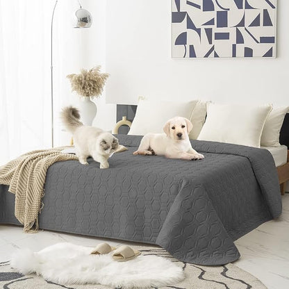 Waterproof and Non-Slip Dog Bed Cover and Pet Blanket Sofa Pet Bed Mat ，car by TcksstexFauxFurDogBedCover