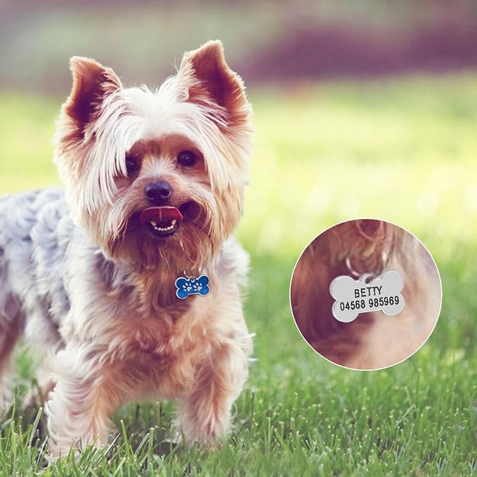 Personalized Dog/Cat Cute Paw Pet ID Tag - Image 7