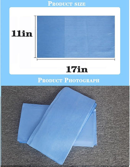 Firdnyohs 100 Pcs Bird Cage Liner Papers 11X17in Blue Cage Paper Liners - Image 5