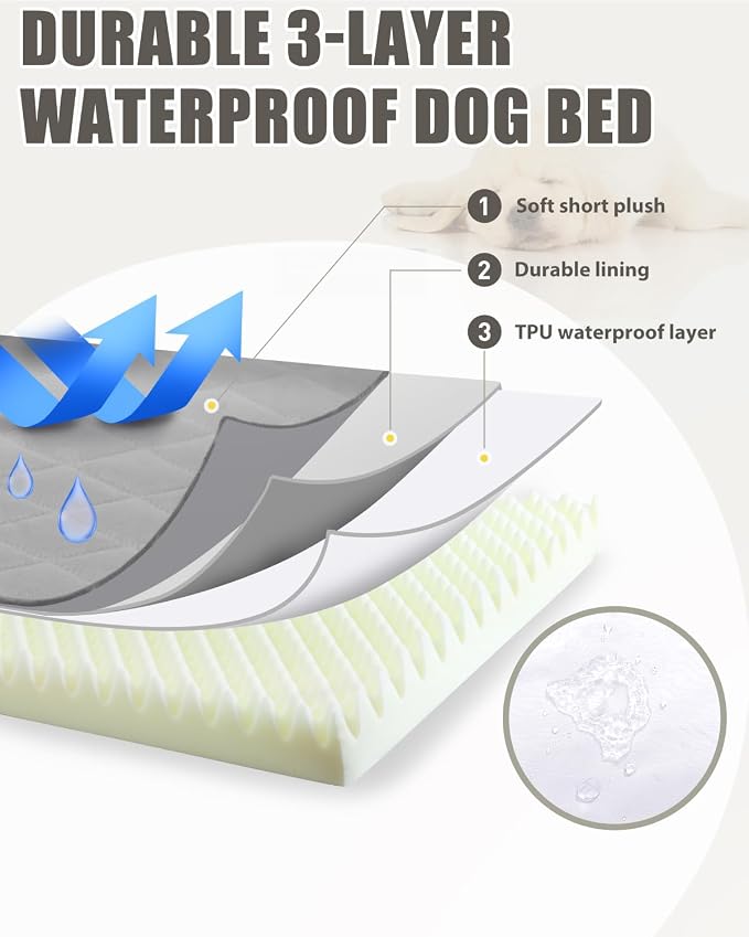 Jumbo Dog Bed for Extra Large Sized Dog Orthopedic Pet Bed - Image 3