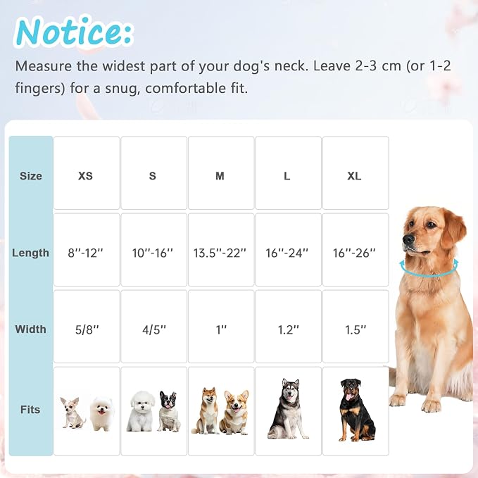Cotton Collar for Dog，Soft Adjustable Dog Collars for Extral Small Dogs - Image 2