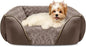 INVENHO Small Dog Bed Rectangle Washable Orthopedic Soft Calming Sleeping by INVENHO