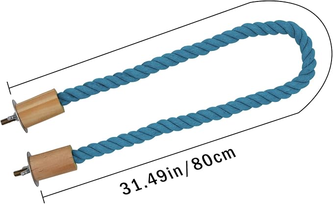2 Pack Rope Perch, Cage Stand Pole Accessories, Climbing Toy - Image 6