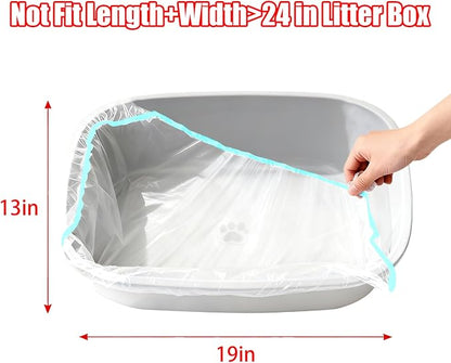 120 Pack Cat Litter Bags with Drawstring, Compatible with Litter-Robot 3/4 - Image 4