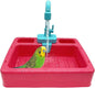 kathson Parrot Bathtub, Automatic Bird Shower Box, Bird Bathing Tub Pool Toy by kathson