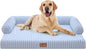 Large Dog Bed Orthopedic Washable Dog Beds Bolster by Mekiy