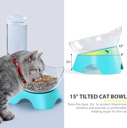 MILIFUN Double Dog Cat Bowls - Image 2