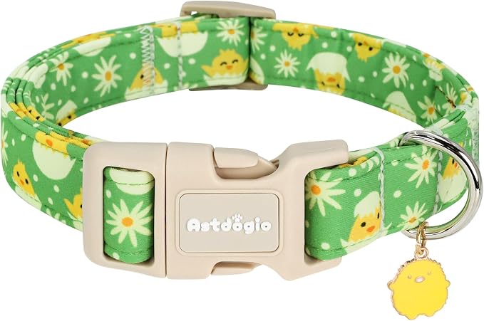 Easter Dog Collar for Medium Dogs, Easter & Spring Theme Mediuml Dog Collar by Unknown