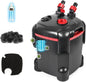 172GPH Canister Filter, External Aquarium Filter Ultra-Quiet Water Circulation by PONDFORSE