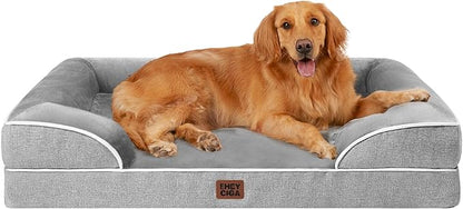 EHEYCIGA Orthopedic Dog Beds for Large Dogs, Waterproof Memory Foam Large Dog by EHEYCIGA