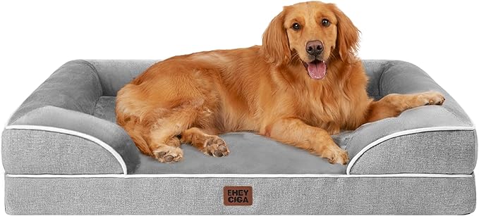 EHEYCIGA Orthopedic Dog Beds for Extra Large Dogs 44x32Inch, Waterproof Memory by EHEYCIGA