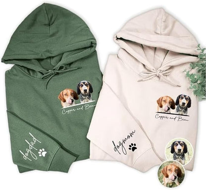 Custom Pet Sweatshirts with Photo and Name, Personalized Dog Sweatshirt - Image 4