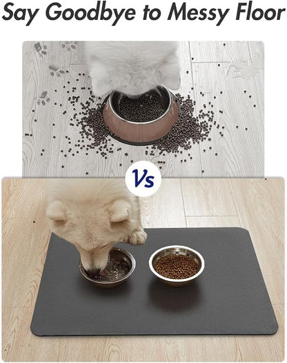 MontVoo-Absorbent Pet Feeding Mat-No Stains Pet Mat - Image 3