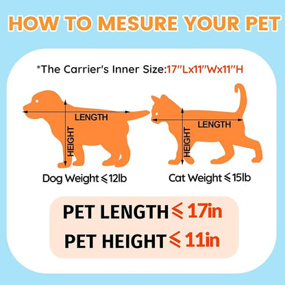 Petskd Top and Side Expandable Pet Carrier 19x13x9 Inches Southwest Allegiant - Image 4