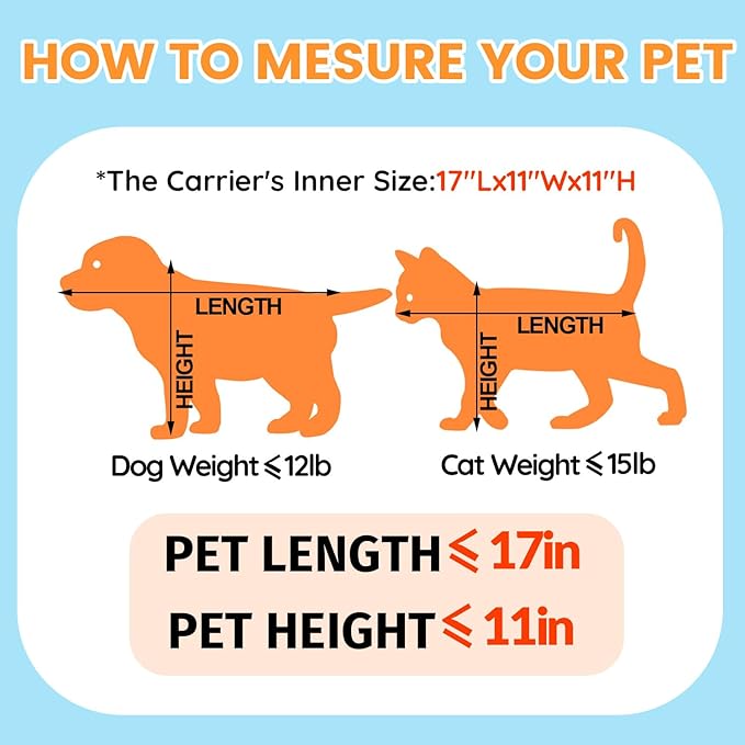 Petskd Top-Expandable Pet Carrier 19x13x9 Inches Southwest Allegiant Airlines - Image 4
