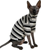 Vintage Stripes Sphynx Hairless Cats Shirt Cotton Cat Turtleneck Pet Clothes by Kitipcoo
