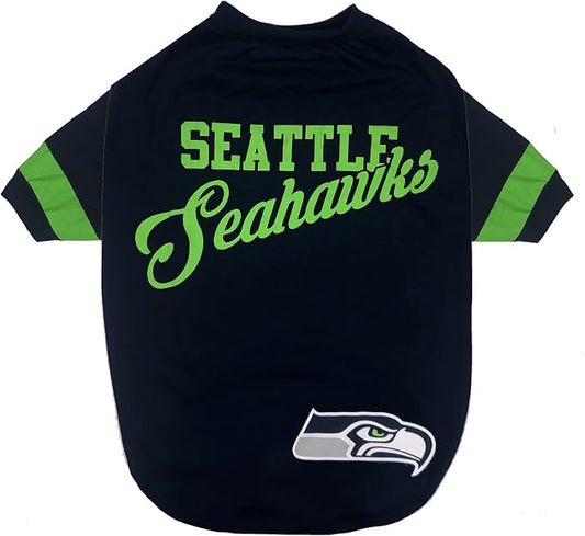 Pets First NFL Seattle Seahawks T-Shirt by PETSFIRST